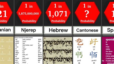 Rare Languages Probability Comparison Datarush 24 Youtube