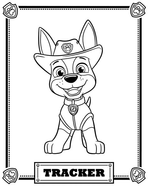 Paw Patrol Characters Coloring Pages Freeda Qualls Coloring Pages