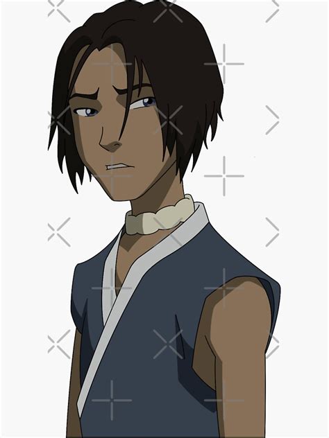 Sokka From Avatar With His Hair Down Sticker For Sale By Gwynethc