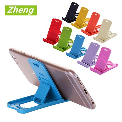 Universal Folding Table Cell Phone Support Plastic Holder Desktop Stand