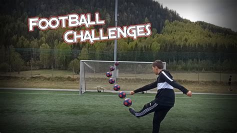 Football Challenges With Wisam Youtube