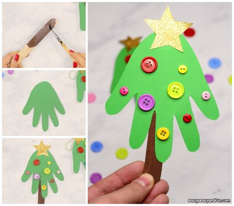 Handprint Christmas Tree Christmas Craft For Kids Or A