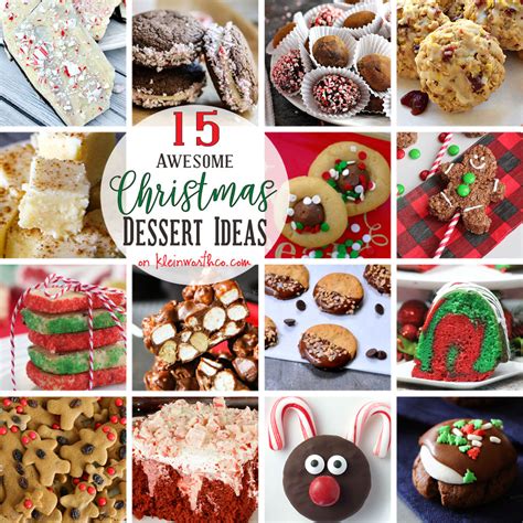 Shop for christmas dessert plates online at target. 15 AWESOME Christmas Dessert Ideas | Create Link Inspire ...