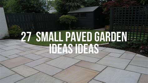 🔴 27 Small Paved Garden Ideas Ideas Youtube
