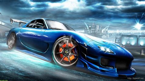 Download hd blue wallpapers best collection. Cool Blue Mazda Rx 7 Wallpaper Desktop - Background ...