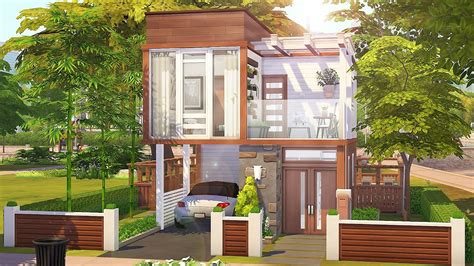 Best Friends Tiny Loft 🌳 Dreame The Sims 4 Speed Build Youtube