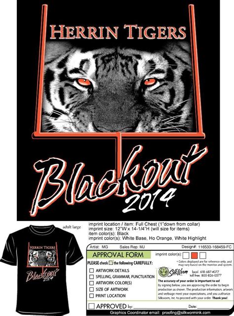 Why does espn blackout some ncaa games? Herring HS Tigers Blackout Football Game | Spirit shirts ...