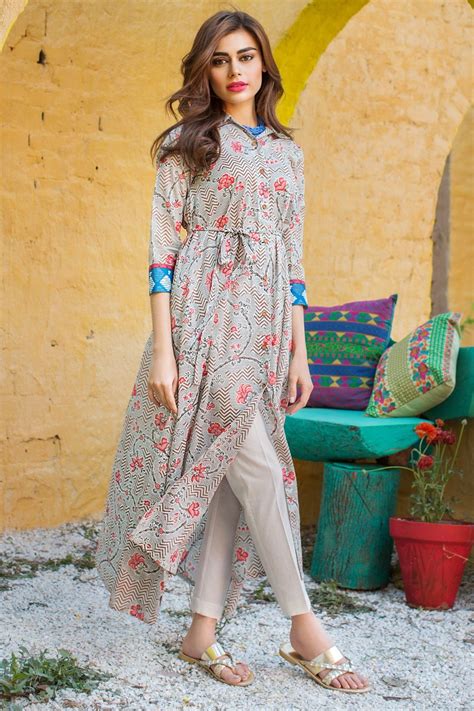 Khaadi J17252 A Brown Lawn 2 Piece Collection Unstitched