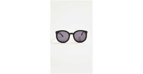 Karen Walker Super Duper Strength Sunglasses In Black Lyst