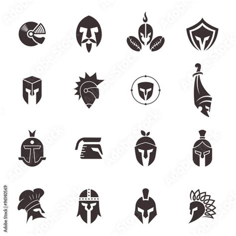 16 Awesome Spartan Mask Head Logo Concepts Stock Image And Royalty