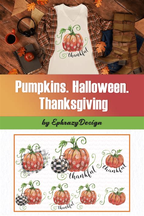 Pumpkins Halloween Thanksgiving Masterbundles