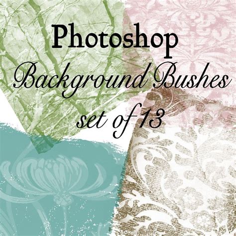 Backgrounds Photoshop Brushes Set Of 13 Different Brushes