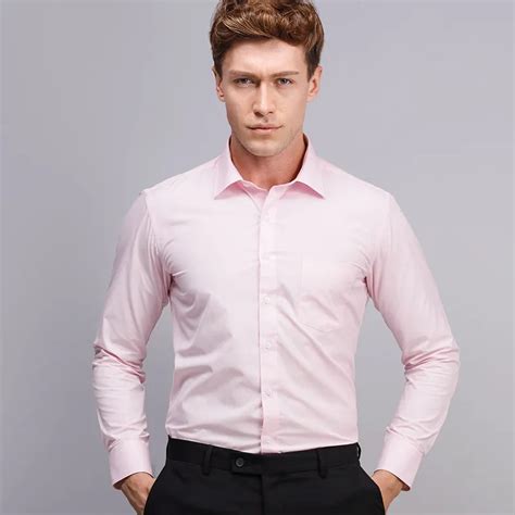 Popular Men Pink Shirt Buy Cheap Men Pink Shirt Lots From China Men