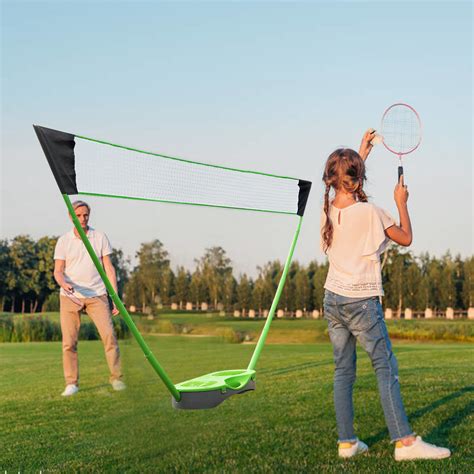 Portable Badminton Net Set Folding Volleyball Tennis Standard Badminton Net Set With Stand Carry