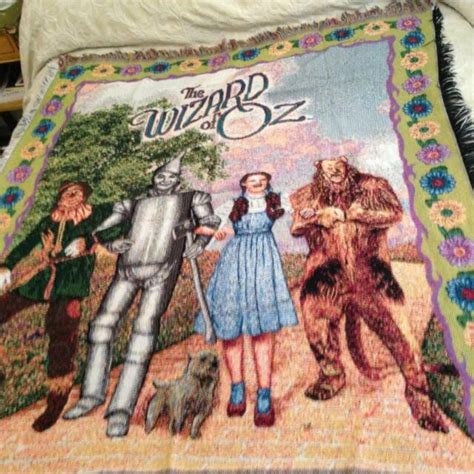 Wizard Of Oz Woven Tapestry Coverlet Wall Decor 60in X 48in Ebay