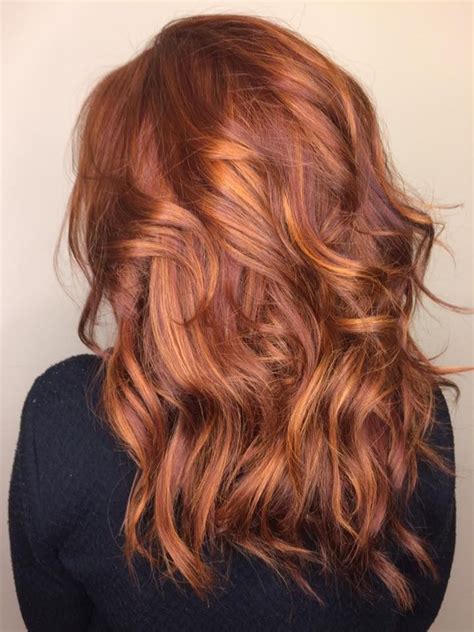 Redhead Red Hair Balayage Copper Davines Red Balayage Hair