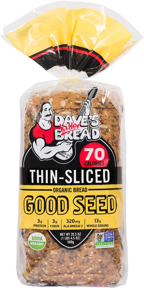 We piled up 10 loaves of sliced whole wheat sandwich bread and tasted our way through them to determine once and for all which was the best tasting of the bunch. Good Seed Thin-Sliced — Dave's Killer Bread | Organic, Non ...