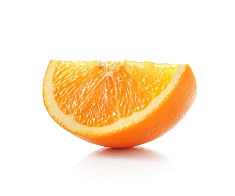 Premium Photo Orange Slice Isolated On White Background