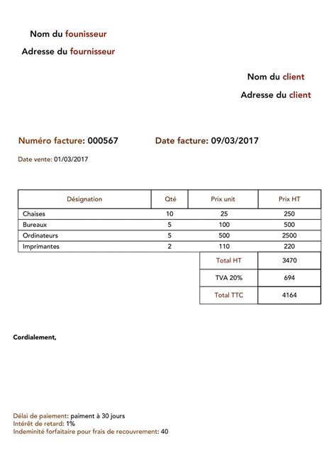 Formation comptable - Facture d'achat et de vente
