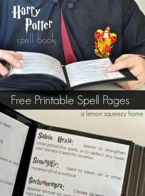 I went searching for a simple book of spells to print for my son's harry potter birthday party. 29 Creative Harry Potter Party Ideas - Spaceships and ...
