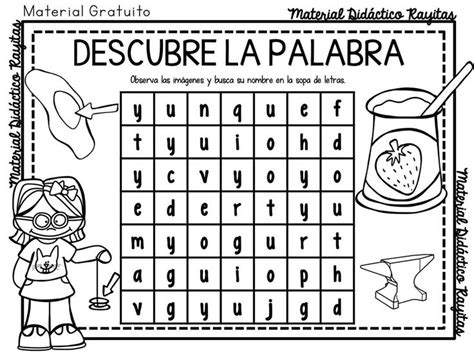 Pin De Chelo En Educación Sopa De Letras Didactico Consonantes