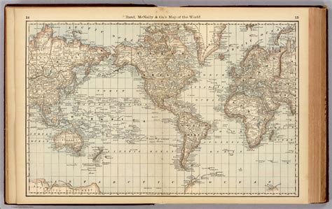 Map Of The World David Rumsey Historical Map Collection