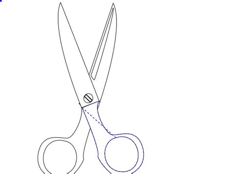 Scissors Outline Clip Art At Clker Com Vector Clip Art Online Royalty Free Public Domain