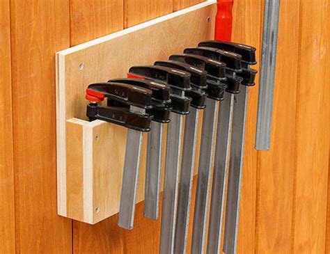 7 Clever Clamp Storage Ideas For A Small Workshop