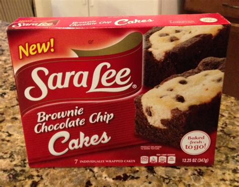 Sara Lee Brownie And Chocolate Chip Snack Cake Happysnacking