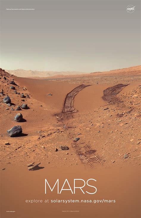 Mars Poster Version C Nasa Solar System Exploration