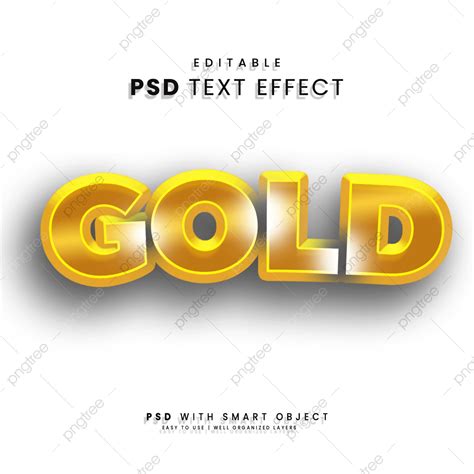 Text Effects 3d Transparent Png 3d Gold Text Effect 3d Text Effect