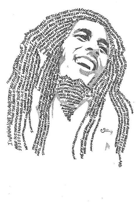 Color in this picture of bob marley and share it with others today! Bob Marley Lyrical Portrait Drawing by Carlos Santana Trott