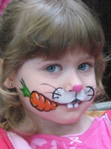 Paint on 2 circles on the lower cheeks. 9 Simple Easter Face Paint Ideas To Try At Home