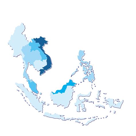 Asean World Map