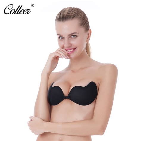 Bh Silicone Bras Push Up Strapless Adhesive Bra Invisible Sexy Seamless