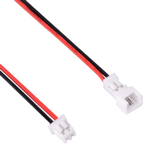 10 Pairs 125 Mm Jst 2 Pin Micro Electrical Male And Female Connector