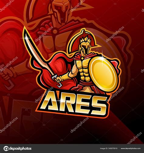 Ares Esport Mascot Logo Design Stock Vector Image By ©visink 345070010