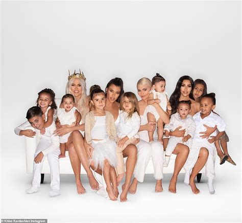 It's a Kardashian Christmas! Khloe shares the family card | Daily Mail Online