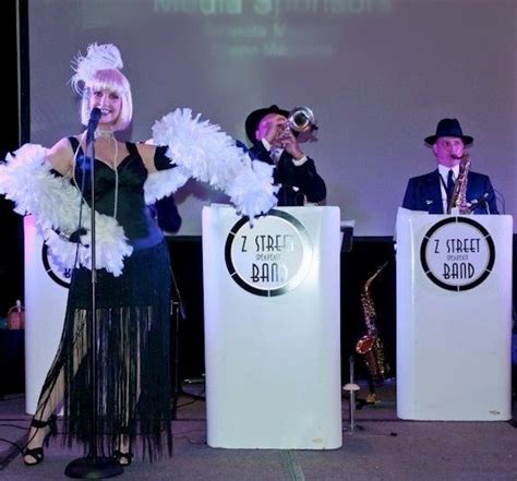 Z Street Speakeasy Band Performing As A Gatsby Band For A Hospital Gala Playing 20s 30s 40