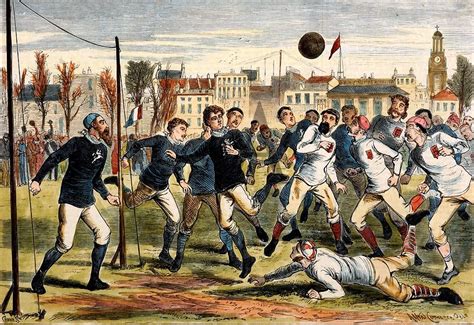 Today In History The First International Football Match Takes Place