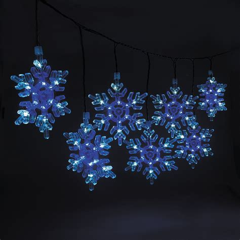 Oriental Trading Snowflake Lights Hanging Christmas Lights Snowflakes