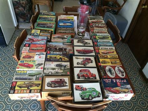Another Collection Of Old Model Kits Found Model Kit Box Art