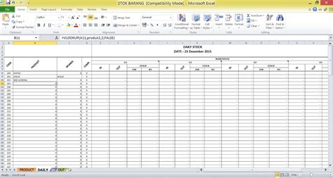 Contoh Laporan Penjualan Barang Harian Excel Download Contoh Lengkap Gratis
