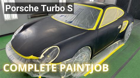 Wrecked 9972 Porsche Turbo S Repaired And Painted After Accident