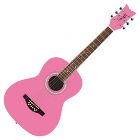 Disc Daisy Rock Junior Miss Acoustic Short Scale Bubblegum Pink At