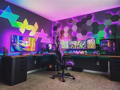 Instagram Gaming Room Setup Gamer Room Video Game Room Design
