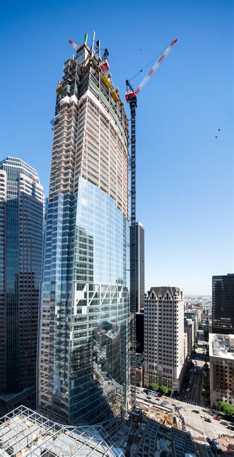 Concrete Core Tops Out At Wilshire Grand Center Skyrisecities