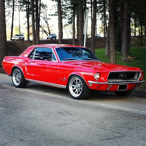 1968 Mustang Red