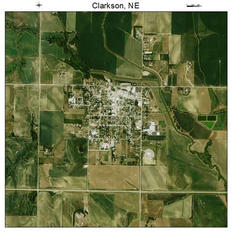 Aerial Photography Map Of Clarkson Ne Nebraska