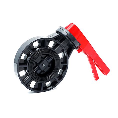 UPVC Body Wafer Typenbr EPDM Rubber Sealing Worm Gear Manual Operation Butterfly Valve China